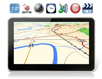 gps 7 "TFT LCD 4G Windows CE 6.0