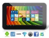 Tablet AMPE A76 7 "Android 4.0.4 PC com Wi-Fi, 3G externo